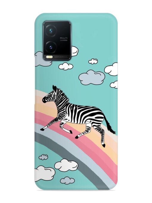 Running Zebra Snap Case for Vivo T1X Zapvi