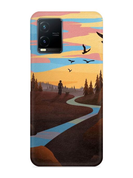 Natural Landscape Art Snap Case for Vivo T1X Zapvi