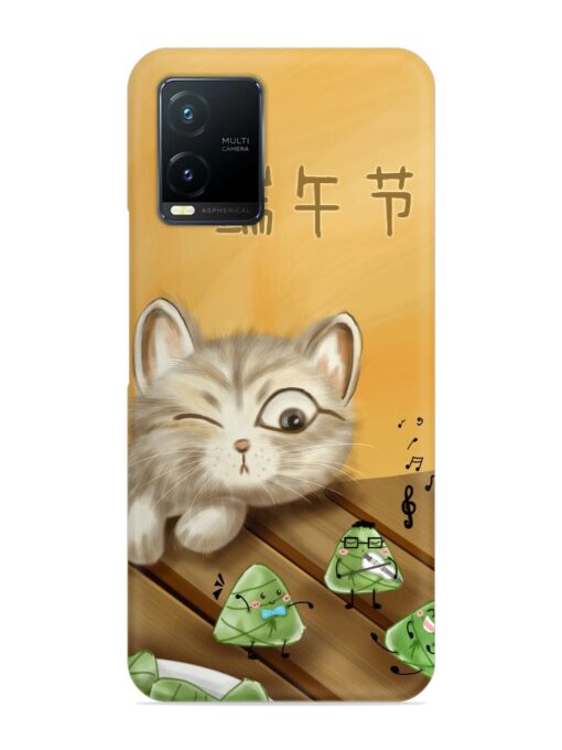 Cat Scorpion Dancing Snap Case for Vivo T1X