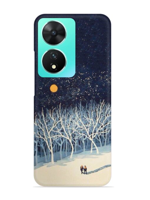 Full Moon Snowshoe Tour Snap Case for Vivo T2 (5G) Zapvi