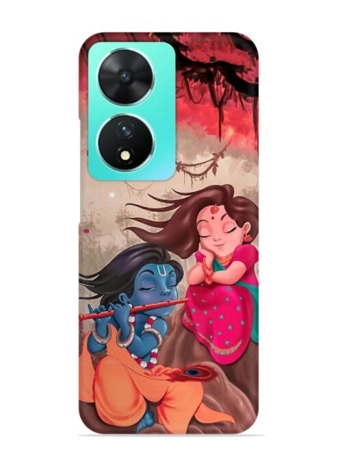 Radhe Krishna Water Art Snap Case for Vivo T2 (5G)