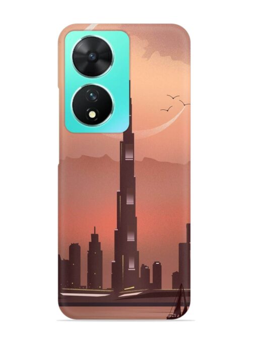 Landmark Burj Khalifa Snap Case for Vivo T2 (5G) Zapvi