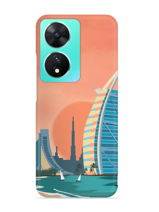 Dubai Architectural Scenery Snap Case for Vivo T2 (5G) Zapvi