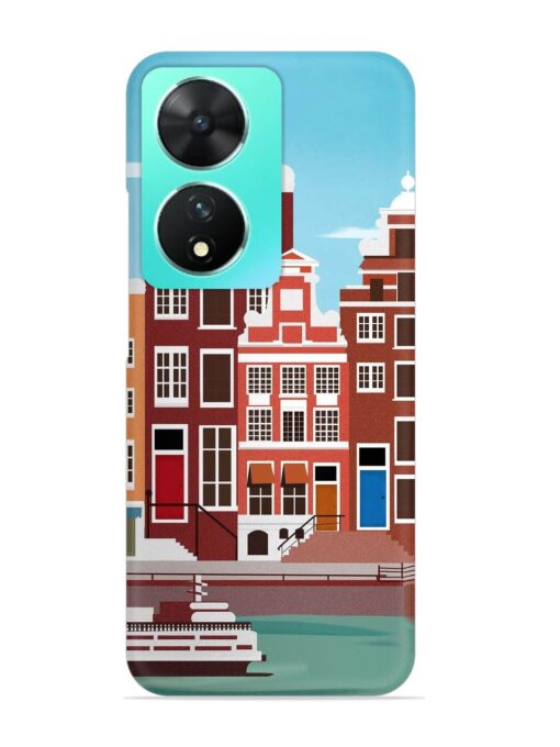 Scenery Architecture Amsterdam Landscape Snap Case for Vivo T2 (5G)