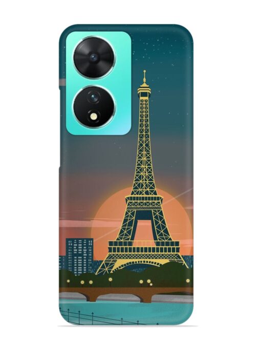 Scenery Architecture France Paris Snap Case for Vivo T2 (5G)