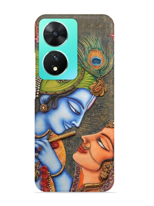 Lord Radha Krishna Flute Art Snap Case for Vivo T2 (5G)