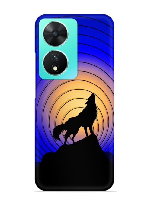 Fox Roaring Design Snap Case for Vivo T2 (5G)