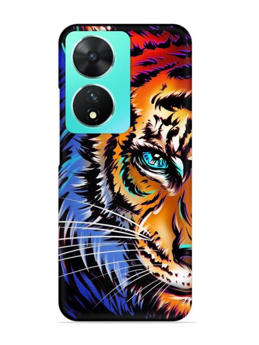 Colorful Lion Art Snap Case for Vivo T2 (5G)