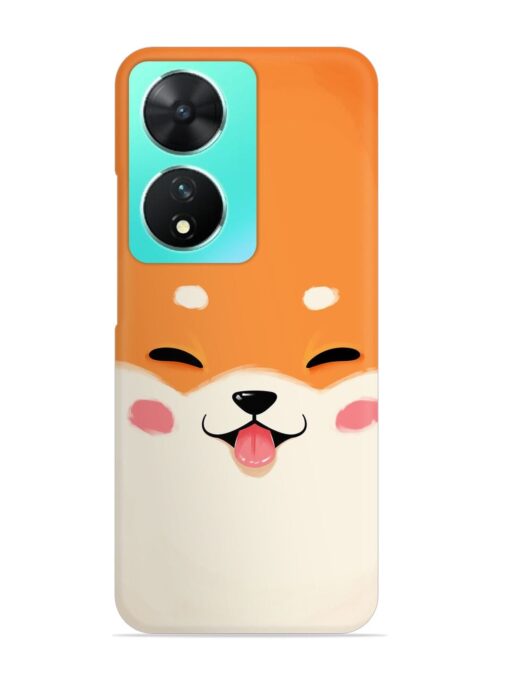 Happy Cat Art Snap Case for Vivo T2 (5G)