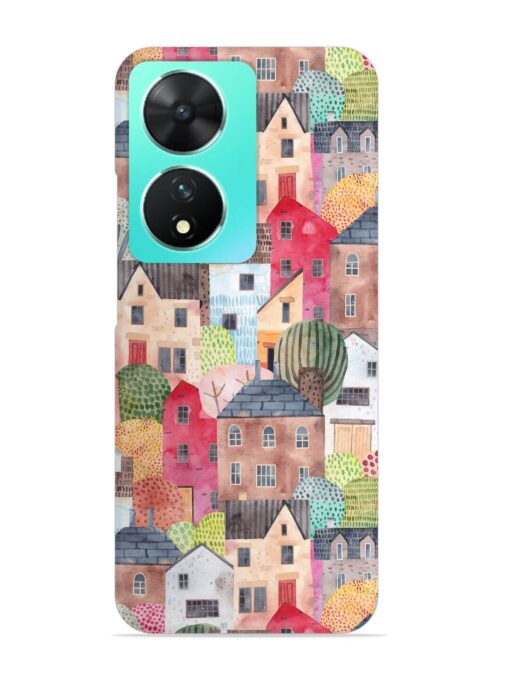 Abstract Seamless Pattern Snap Case for Vivo T2 (5G)