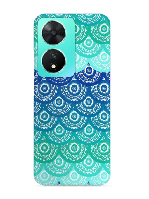 Ethnic Seamless Pattern Snap Case for Vivo T2 (5G)