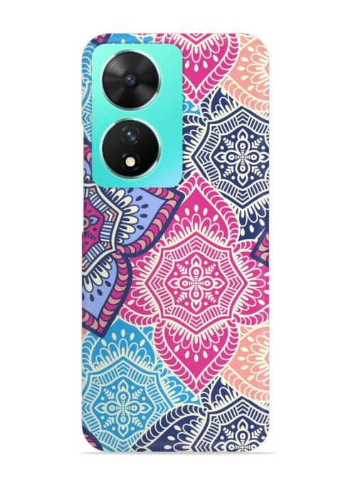 Ethnic Floral Seamless Snap Case for Vivo T2 (5G)