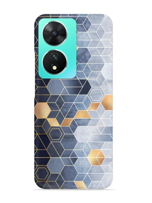 Geometric Abstraction Hexagons Snap Case for Vivo T2 (5G)