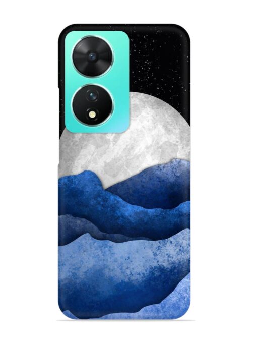 Full Moon Mountain Vector Snap Case for Vivo T2 (5G)