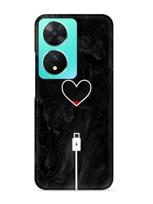 Heart Charging Vector Snap Case for Vivo T2 (5G)