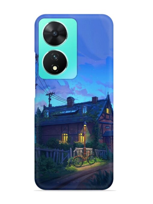 Beautiful Village House Snap Case for Vivo T2 (5G) Zapvi