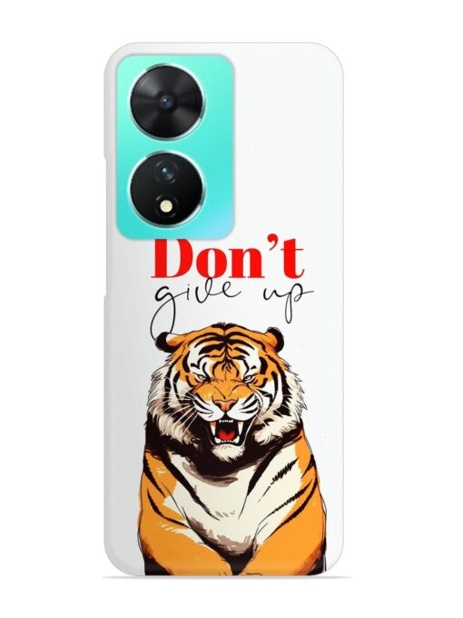 Don'T Give Up Tiger Art Snap Case for Vivo T2 (5G)