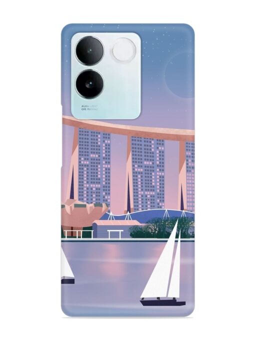 Singapore Scenery Architecture Snap Case for Vivo T2 Pro (5G) Zapvi