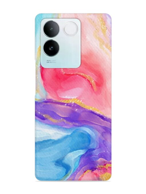 Watercolor Gradient Snap Case for Vivo T2 Pro (5G)