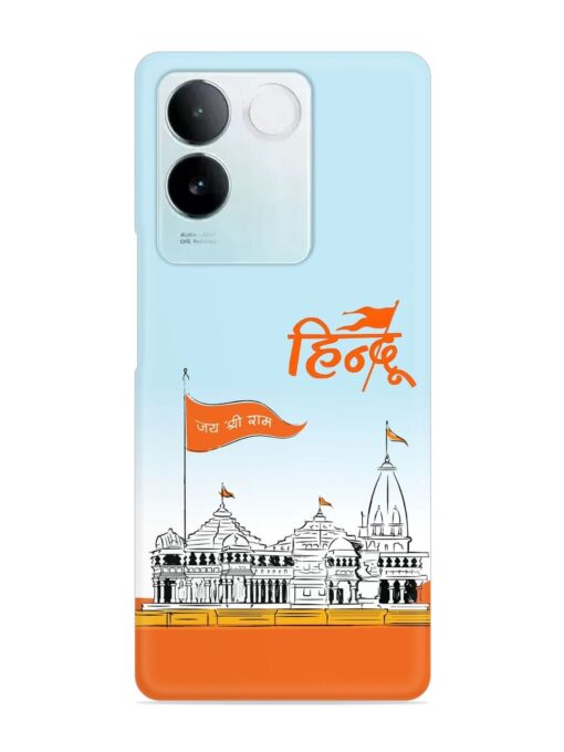 Ram Mandir Hindu Snap Case for Vivo T2 Pro (5G) Zapvi