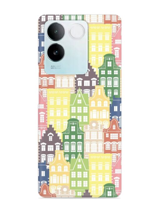 Seamless Shapes Pattern Snap Case for Vivo T2 Pro (5G) Zapvi