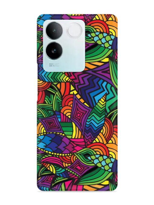 Abstract Multicolor Seamless Snap Case for Vivo T2 Pro (5G) Zapvi