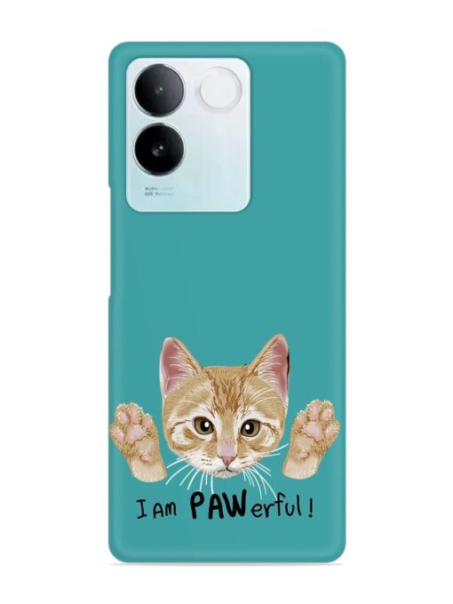 Typography Slogan Cat Snap Case for Vivo T2 Pro (5G) Zapvi