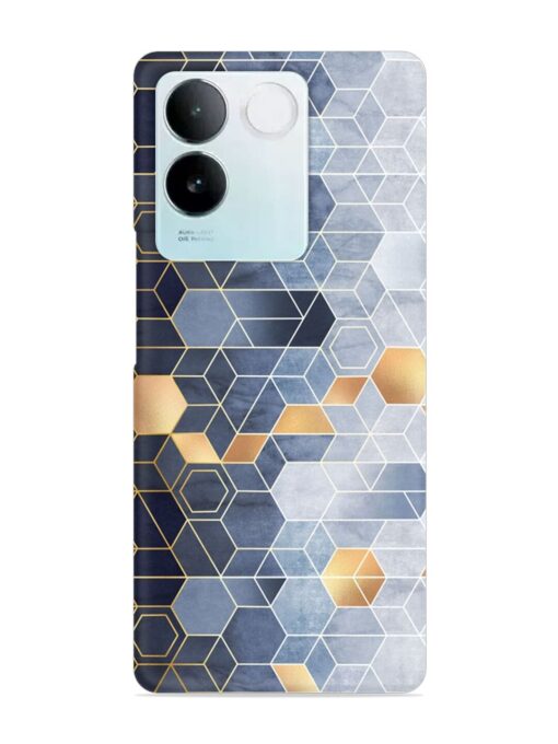 Geometric Abstraction Hexagons Snap Case for Vivo T2 Pro (5G) Zapvi