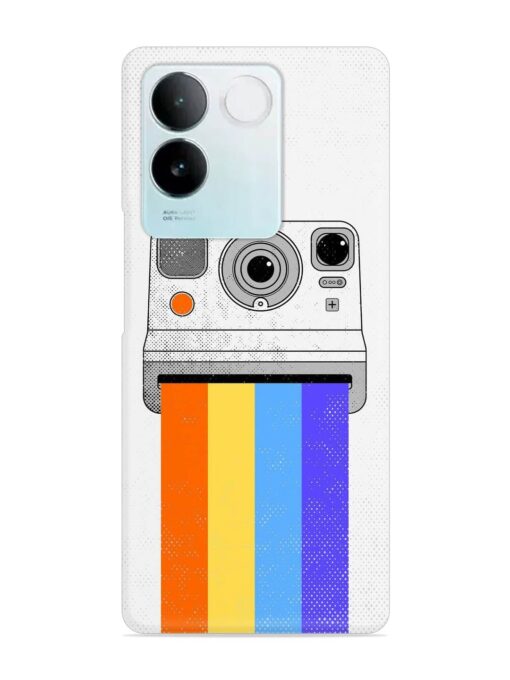 Retro Camera Art Snap Case for Vivo T2 Pro (5G) Zapvi