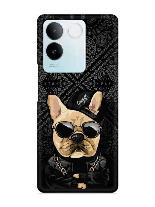 Gangsta Cool Sunglasses Dog Snap Case for Vivo T2 Pro (5G) Zapvi