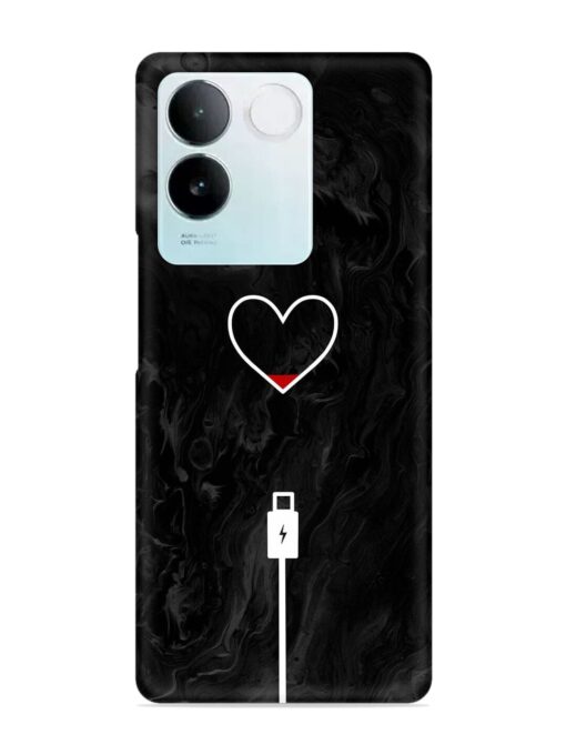 Heart Charging Vector Snap Case for Vivo T2 Pro (5G) Zapvi