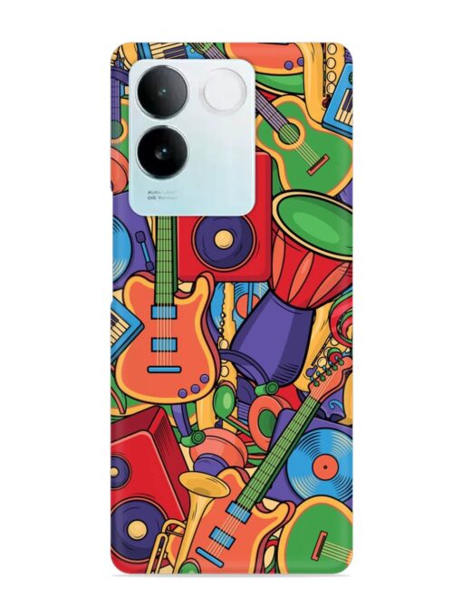 Colorful Music Art Snap Case for Vivo T2 Pro (5G) Zapvi