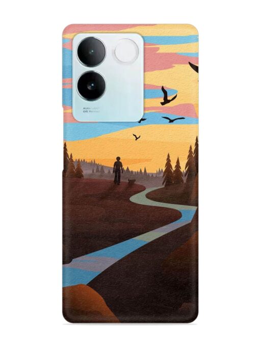 Natural Landscape Art Snap Case for Vivo T2 Pro (5G) Zapvi