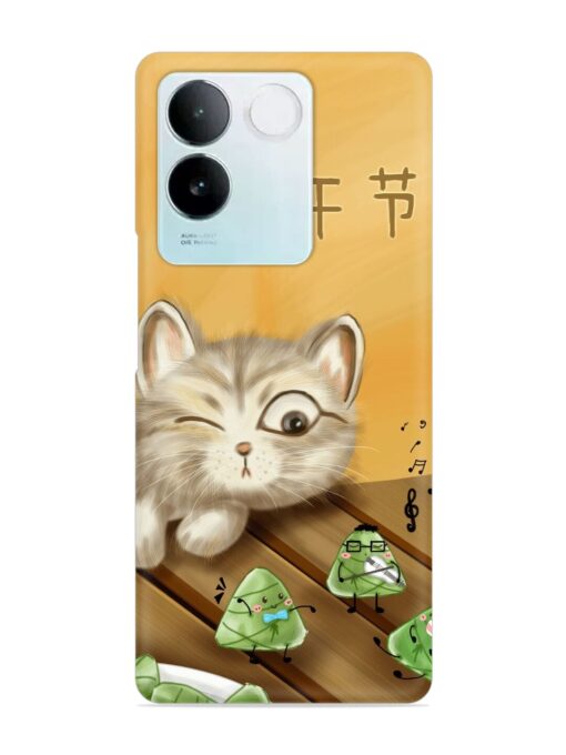 Cat Scorpion Dancing Snap Case for Vivo T2 Pro (5G) Zapvi