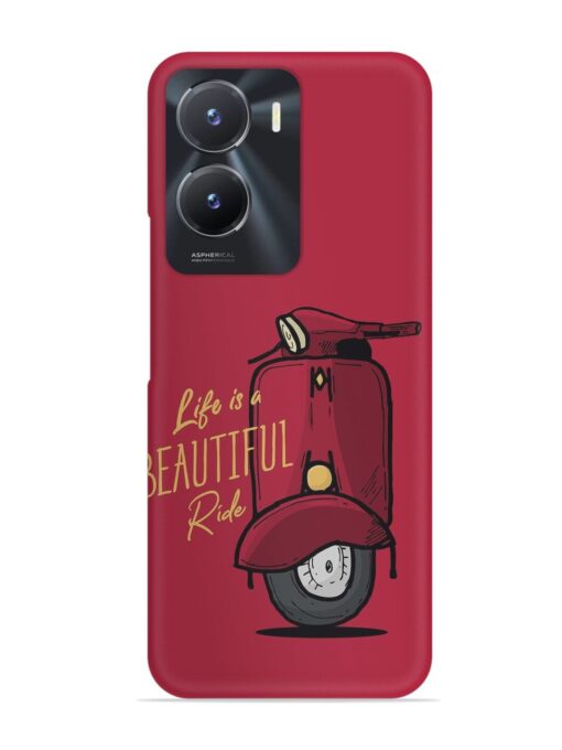 Life Is Beautiful Rides Snap Case for Vivo T2X (5G) Zapvi