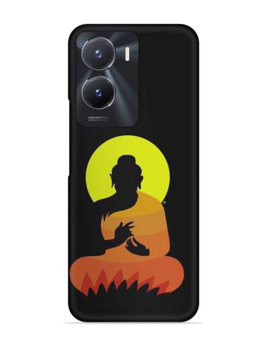 Buddha Art Black Snap Case for Vivo T2X (5G) Zapvi