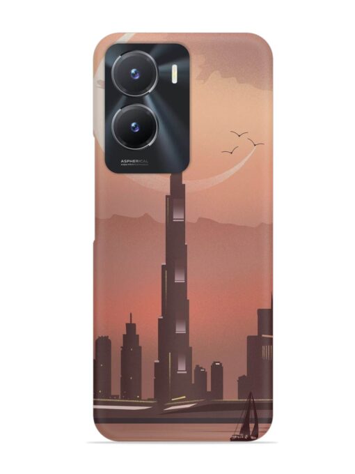 Landmark Burj Khalifa Snap Case for Vivo T2X (5G) Zapvi