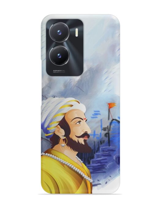 Shivaji Maharaj Color Paint Art Snap Case for Vivo T2X (5G) Zapvi