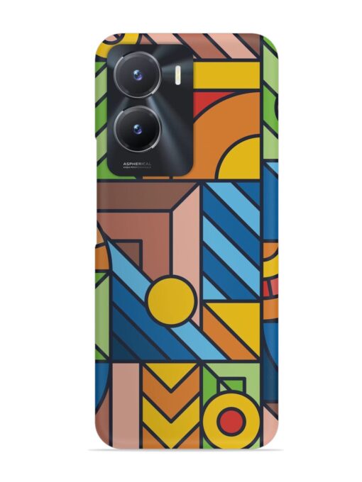 Colorful Geometric Snap Case for Vivo T2X (5G)