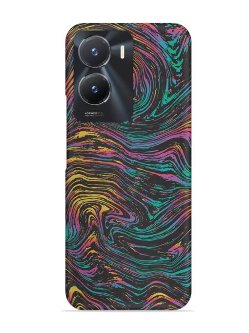 Abstract Liquid Colors Snap Case for Vivo T2X (5G) Zapvi