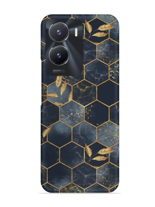 Marble Hexagon Seamless Snap Case for Vivo T2X (5G)