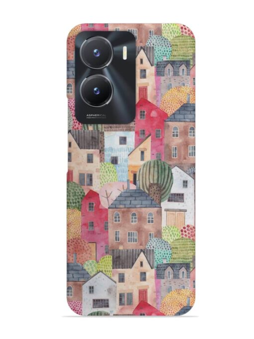 Abstract Seamless Pattern Snap Case for Vivo T2X (5G) Zapvi