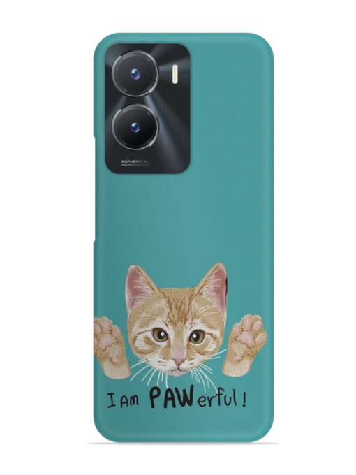 Typography Slogan Cat Snap Case for Vivo T2X (5G)