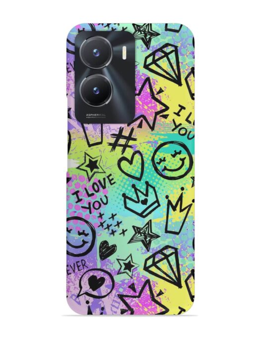 Bright Seamless Pattern Snap Case for Vivo T2X (5G)