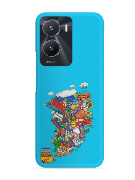 Vector Design Indian Snap Case for Vivo T2X (5G)