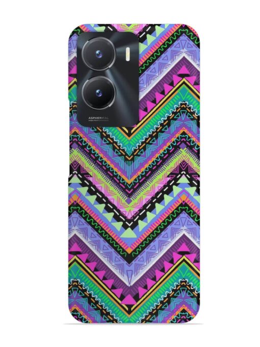 Tribal Aztec Print Snap Case for Vivo T2X (5G)