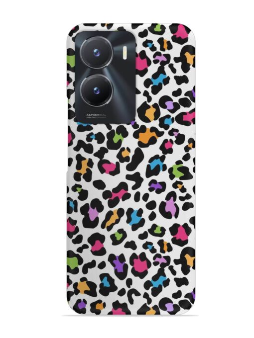 Seamless Leopard Pattern Snap Case for Vivo T2X (5G)