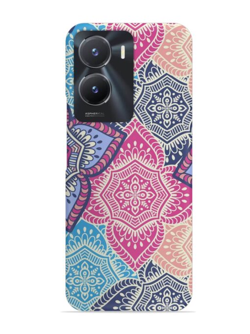 Ethnic Floral Seamless Snap Case for Vivo T2X (5G) Zapvi