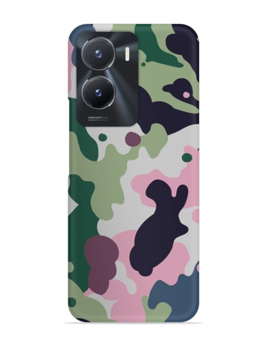 Seamless Funky Camouflage Snap Case for Vivo T2X (5G)