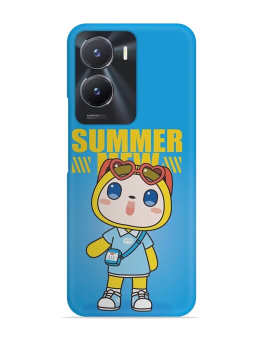 Summer Mew Cartoon Snap Case for Vivo T2X (5G)